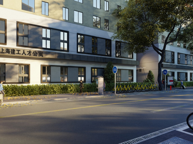上海建工人才公寓端景设计